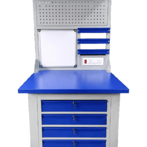 Compact Assembly Workstation with Storage