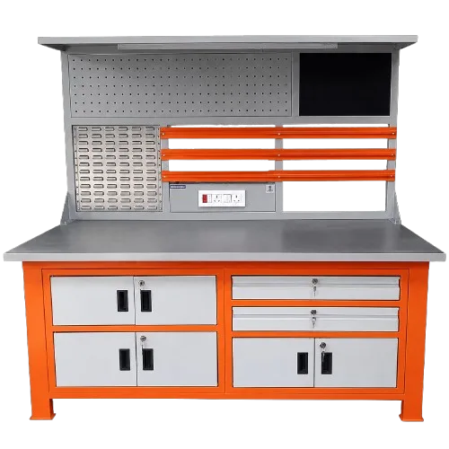Heavy-duty industrial assembly table