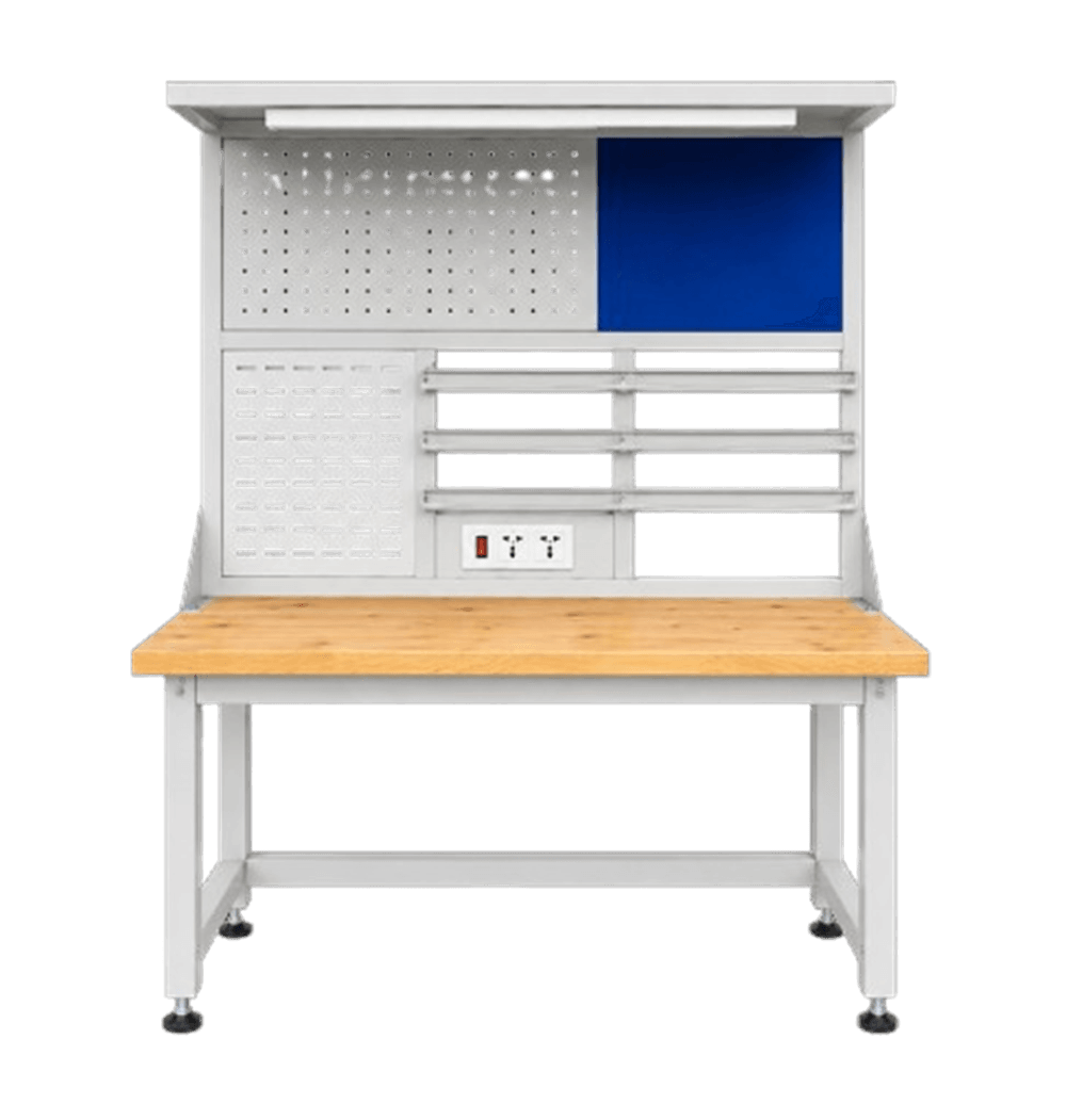 Industrial Workstation(Wood Top)