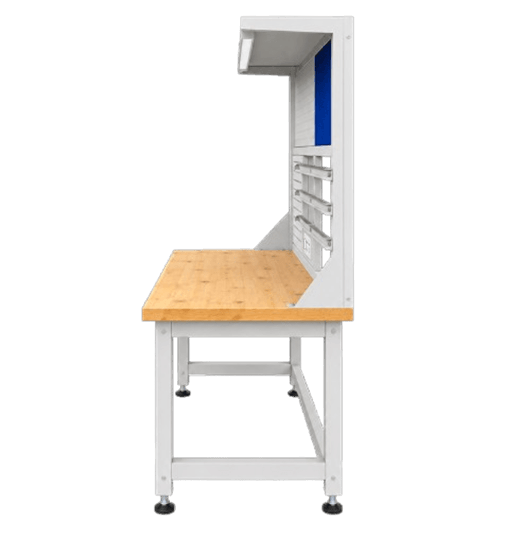 Industrial Workstation(Wood Top)