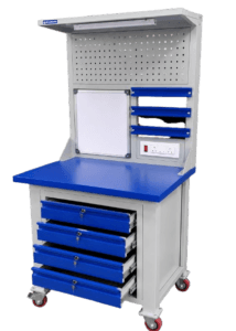 compact industrial workbench
