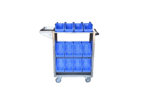 SS Bin Square Trolley