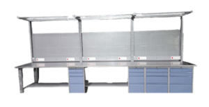 5S workstation for lean manufacturing shopfloor organization