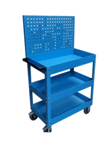 Blue_rolling_utility_cart