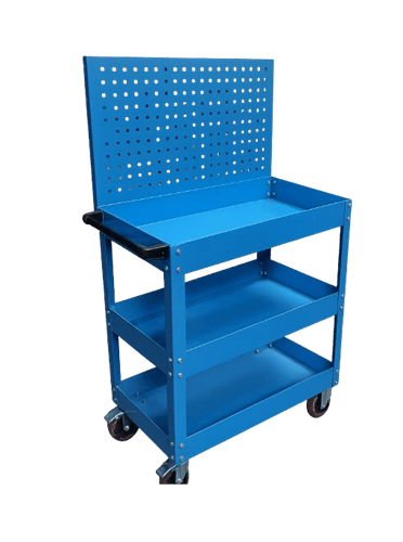 Blue_rolling_utility_cart