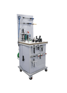 Perforated Panel Workstation