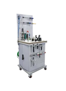 Perforated Panel Workstation