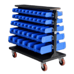 FBO Bin Storage & Perforated Panel trolley