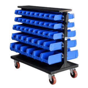 FBO Bin Storage & Perforated Panel trolley