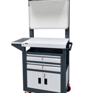 Mild Steel Tool Trolley With Whiteboard